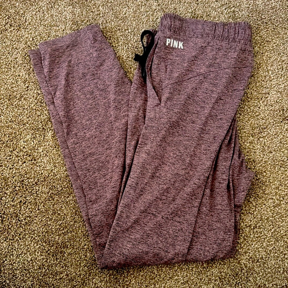 PINK Heathered Dusty Pink Joggers